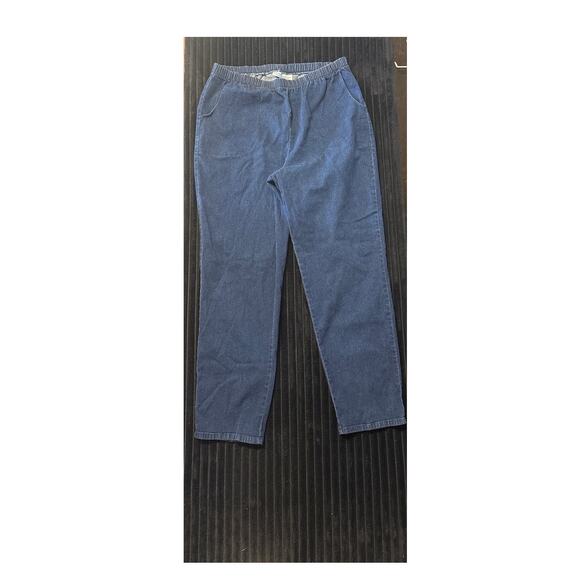 White Stag Plus 18/20A Pull-On Jeans Lot of 2 – Dark Wash, Stretch, Avg Fit - Picture 1 of 4